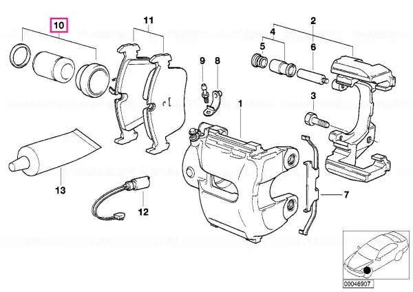 Reducere Set reparație etrier frână - BMW