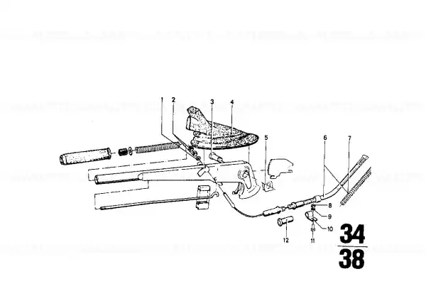 Cablu frână mână Bowden - BMW Plată securizată