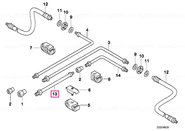 Retur gratuit Țeavă M10/M12-2351MM - BMW