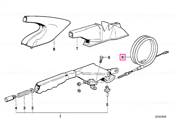 Reducere specială Cablu Bowden frână de mână - BMW