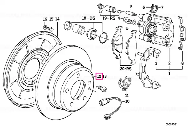 Disc frână 282X10 - BMW Doar azi