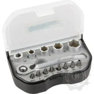 1804970909KR SET MINI DE CAPETE SURUBELNITA SI CHEI TUBULARE 1/4" 14 PIESE Cel mai vândut
