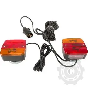 Livrare gratuită LA65004 SET LAMPI MAGNETICE 12V CABLU