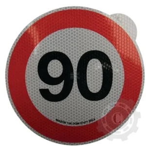 AUTOCOLANT INDICATOR LIMITA DE VITEZA 90km/h Ieftin