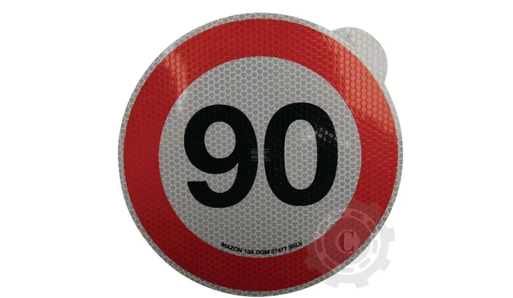AUTOCOLANT INDICATOR LIMITA DE VITEZA 90km/h Ieftin