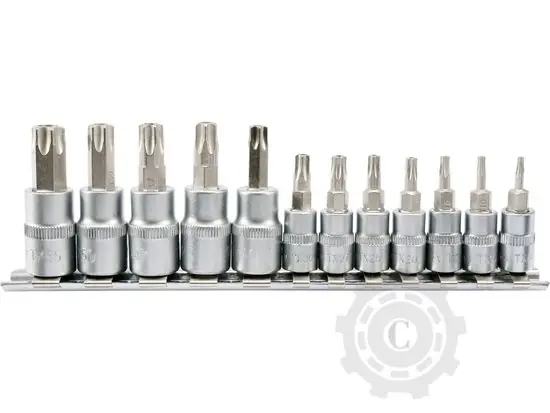 Bestseller SET BITI TORX CANELATE 12 BUC