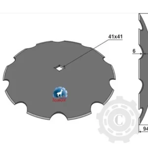 TALER DISC CRESTAT 610 P40 NIAUX Ultima șansă
