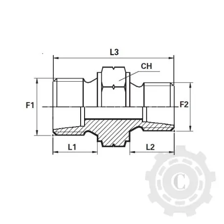 Chilipir FITING ORFS 13/16-16 - BSP1/2