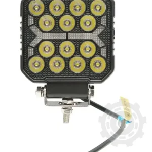 Proiector patrat LED cu DRL 9-36V, 16W Livrare rapidă