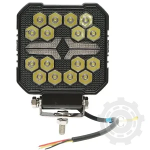 Proiector patrat LED cu DRL 9-36V, 22W Reducere specială