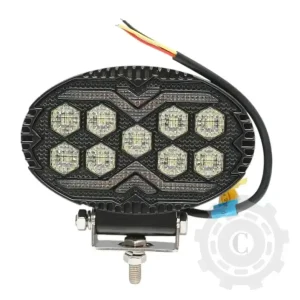 Proiector oval LED cu DRL 9-36V, 20W Livrare rapidă