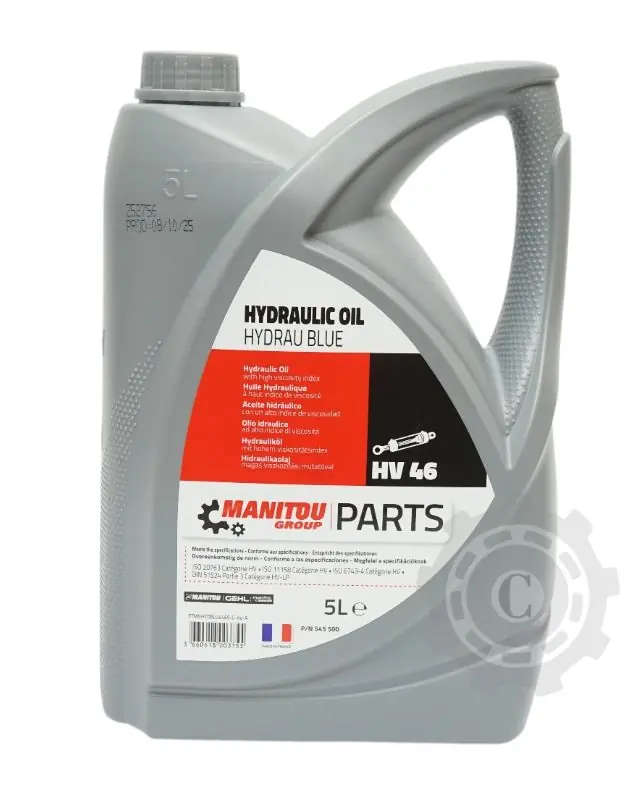 Ulei hidraulic Manitou HV46 Hydrau Blue 5L Cumpără acum