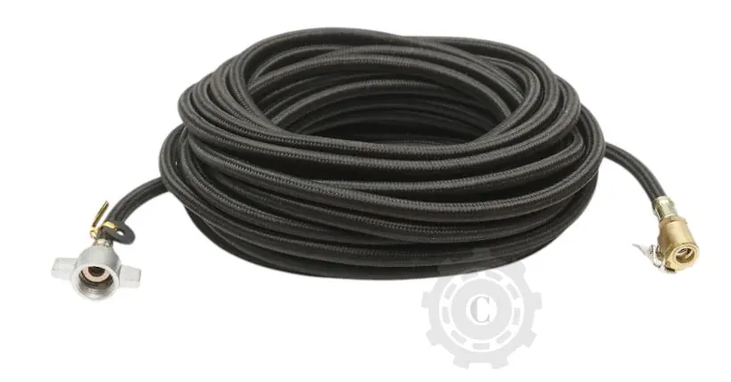 Bestseller Furtun aer compresor 12m cauciucat textil 6x11mm cu capete de legatura pentru umflat roti