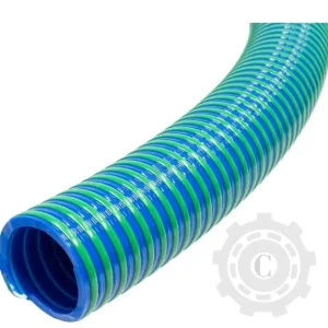 Reducere Furtun vidanjă din PVC albastru/verde 6" 6m