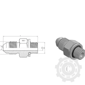 Premium FITING BSP-UNF 0/74-3/4-1.1/16