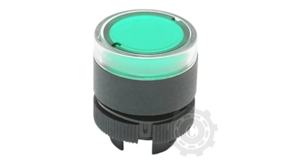 Comandă acum Cap buton comanda iluminat verde Ø 22mm LAY5