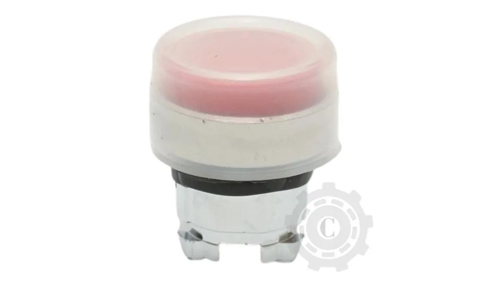 Cap buton comanda rosu cu capac de protectie Ø 22mm Ieftin