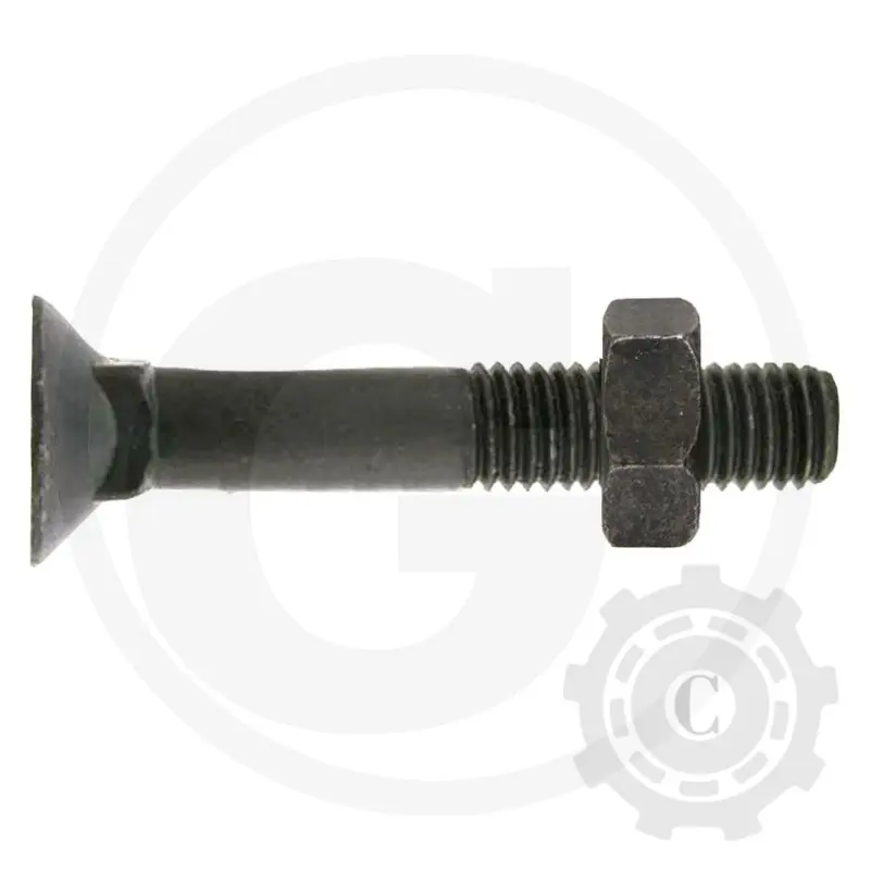 Reducere de preț SURUB M12X55 CU CAP PATRAT + PIULITA
