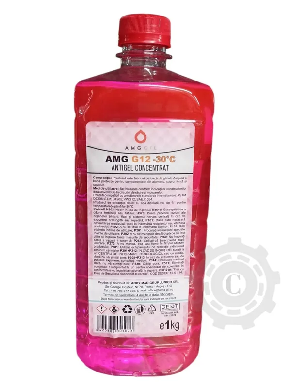 ANTIGEL CONCENTRAT G12 -30 1KG Preferatul clienților