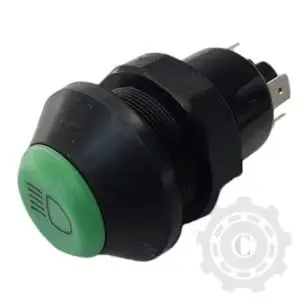 COMUTATOR TIP BUTON LUMINI ROTUND VERDE Chilipir