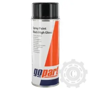 Plată securizată Spray vopsea neagră RAL 9005 400ml