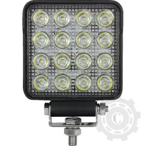 LA10024 LAMPA DE LUCRU LED 25W 3040lm PATRATA 10/30V 108x48x108mm TIP SPOT 16 LED-URI Cumpărături sigure