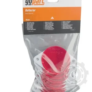 Transport gratuit LA75018 REFLECTORIZANT ROSU ROTUND
