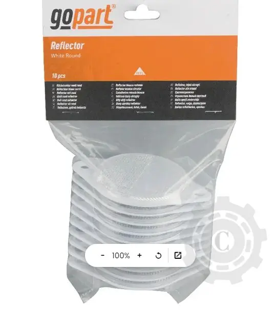 LA75016 REFLECTOR ALB ROTUND Discount