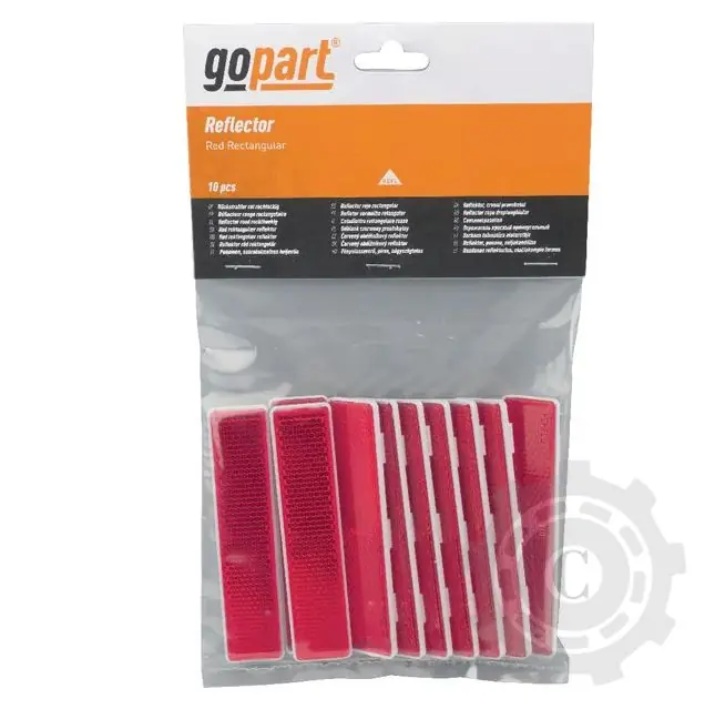 LA75015 REFLECTOR ROSU DREPTUNGHIULAR Noutate