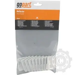 Livrare gratuită LA75010 REFLECTOR, ALB, PATRAT