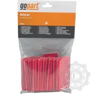 Noutate LA75003 REFLECTOR, ROSU, DREPTUNGHIULAR