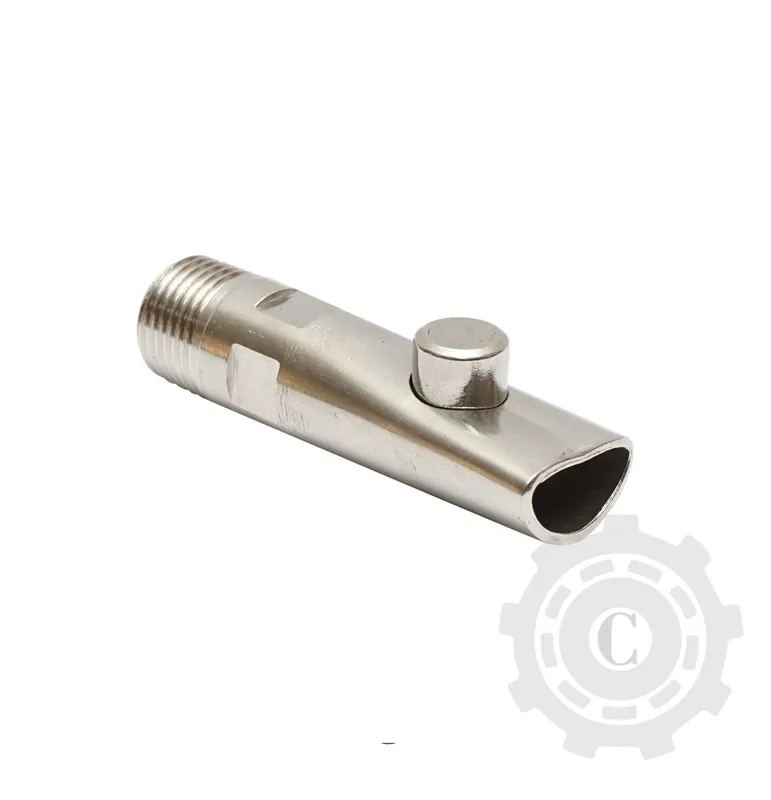 Cel mai vândut SUZETA DIN INOX CU BILA 80X21MM FILET M20 PORCI SI VITEI