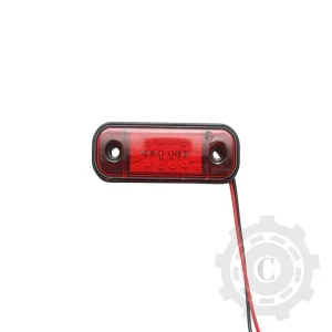 LAMPA LATERALA GABARIT SLIM ROSU 12-24V Reduceri