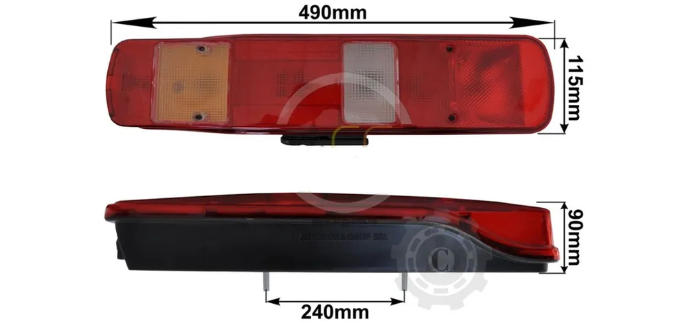 LAMPA SPATE STG CAMION 24V Livrare gratuită