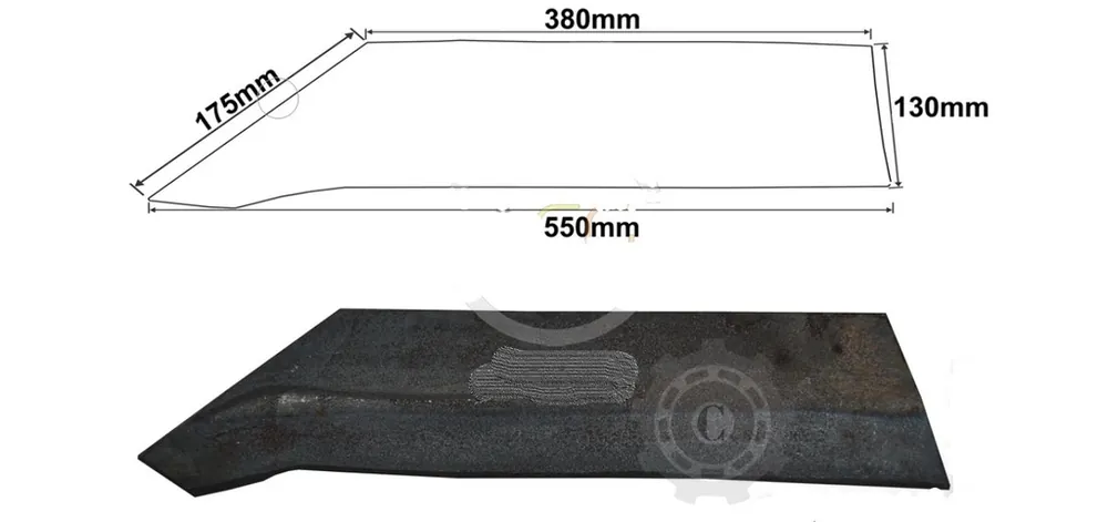 Expediere rapidă BRAZDAR PLUG NEGAURIT DR CU INTARITURA