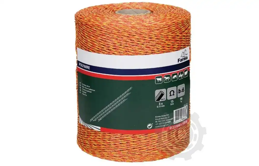 Cablu gard electric 1000m 3x0,16mm fire oțel inoxidabil Livrare gratuită