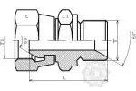 ADAPTOR DREPT BSP CU OLAND SI FILET EXT CU INCHID PE CON 1-1 Expediere rapidă