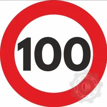 AUTOCOLANT REFLECTORIZANT LIMITARE DE VITEZA 100 Reduceri