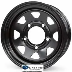 Ultima șansă Jante off road otel (tabla) DOTZ DAKAR DARK CB110 7X15 6X139.7 ET12 OR5DB