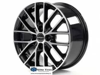 Jante aliaj BORBET BS4 BLACK POLISHED 6.5X15 4X100 ET40 64,1 Preț redus