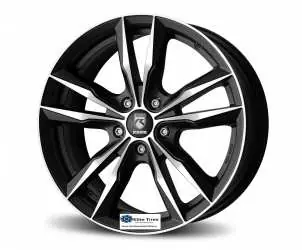 Chilipir Jante aliaj REDS by MOMO FAST MATT BLACK POLISHED CB72.3 6.5X16 5X108 ET40