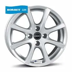 Ofertă exclusivă Jante aliaj BORBET LV4 CRYSTAL SILVER 6.5X15 4X100 ET40 64