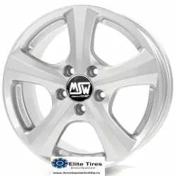 Jante aliaj MSW 19 W FULL SILVER 6.5X16 5X114,30 ET31 67,06 Cel mai bun preț