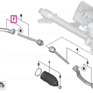 Ball joint, right - BMW - Mini Preț redus