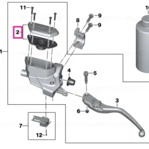 Set capac rezervor lichid cuplaj - BMW Motorrad Expediere rapidă