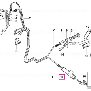 Brake master cylinder D=13MM - BMW Motorrad Doar azi