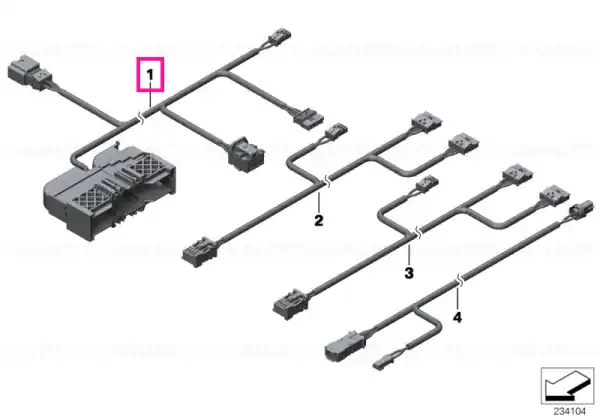 Wiring set seat, passenger's side - BMW Reduceri