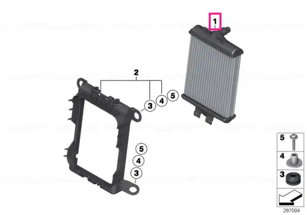 Ofertă limitată Additional radiator - BMW