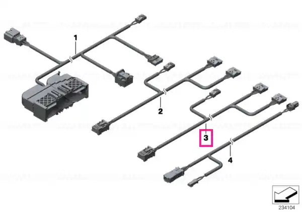 Adapter lead lordosis/LBV, left - BMW Calitate înaltă