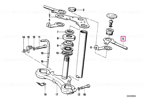 Transport gratuit Suport indicator directie fata stanga D=31,5MM - BMW Motorrad